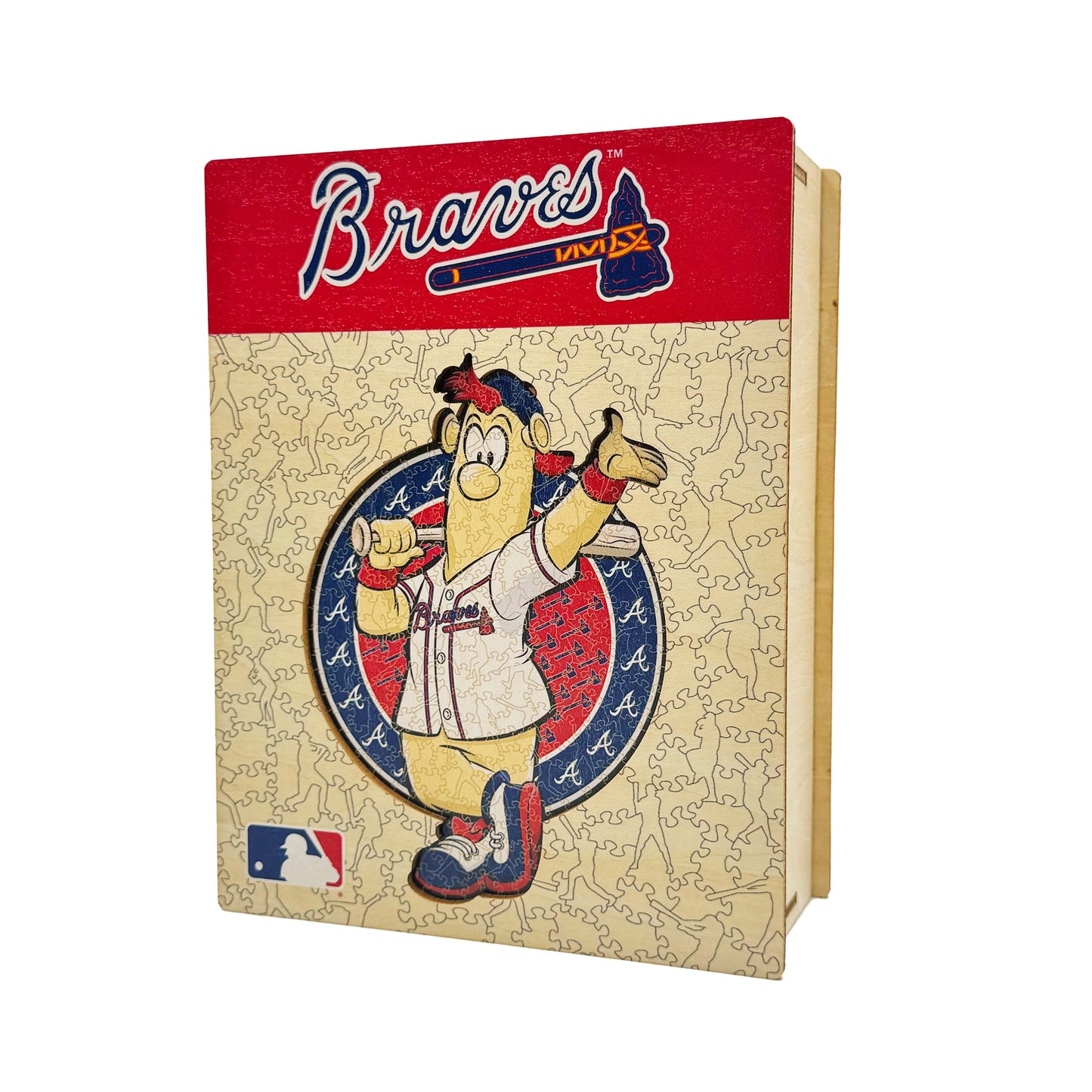 3 PACK Atlanta Braves™ Ball + Double Tomahawk Logo + Mascot