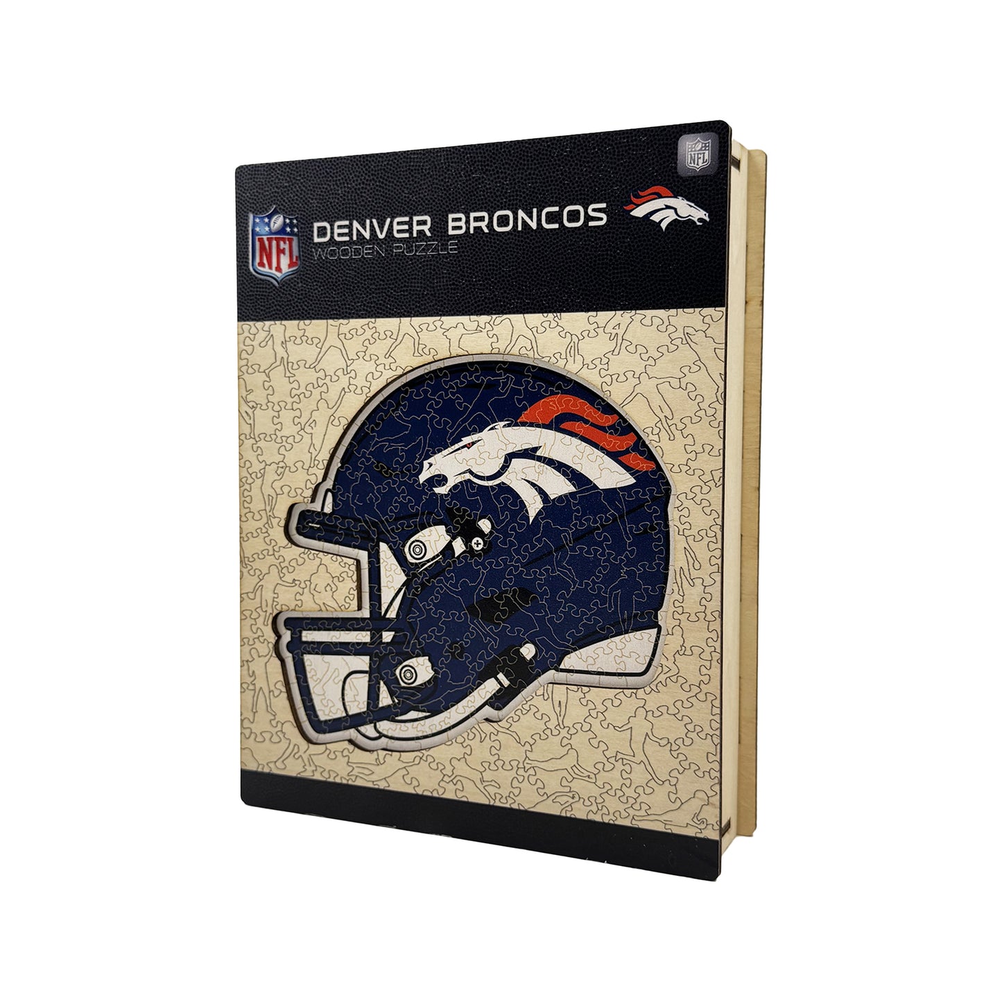 Denver Broncos™ Helmet - Wooden Puzzle