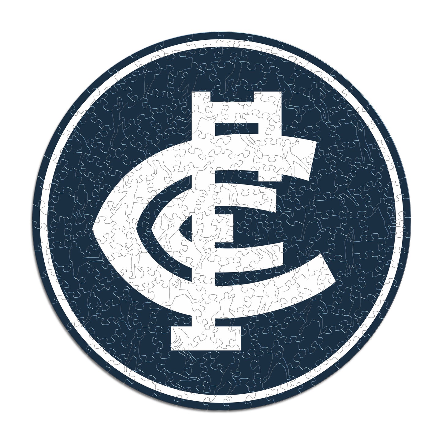 Carlton FC Logo - Wooden Puzzle