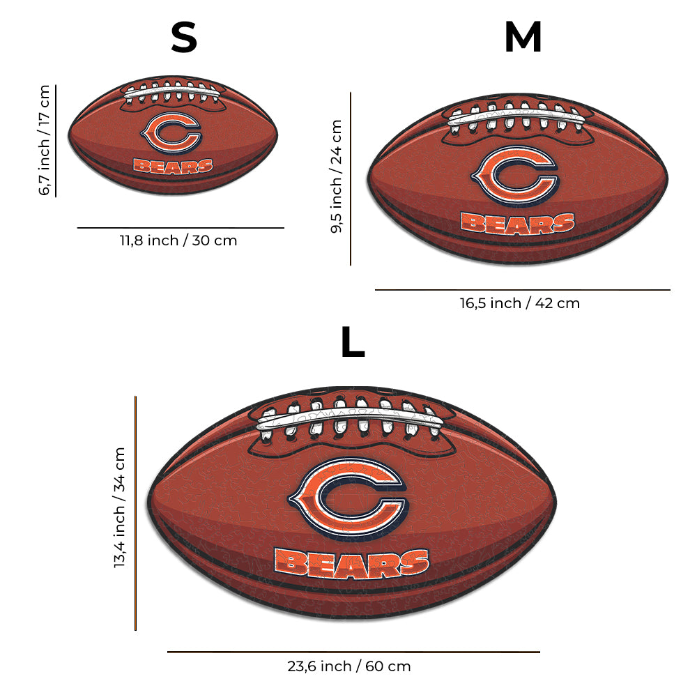 Chicago Bears - Wooden Puzzle