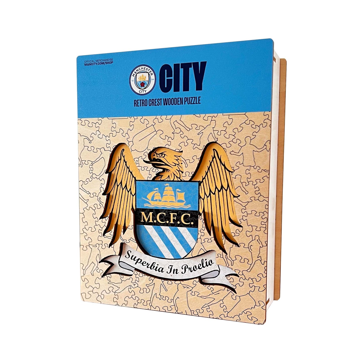 2 PACK Manchester City FC® Retro Logo + Haaland