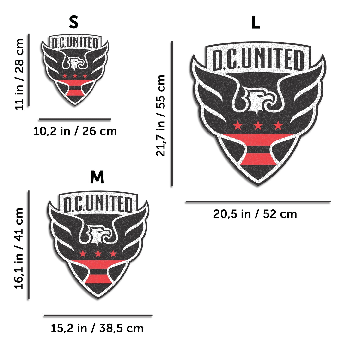 DC United® Logo - Wooden Puzzle