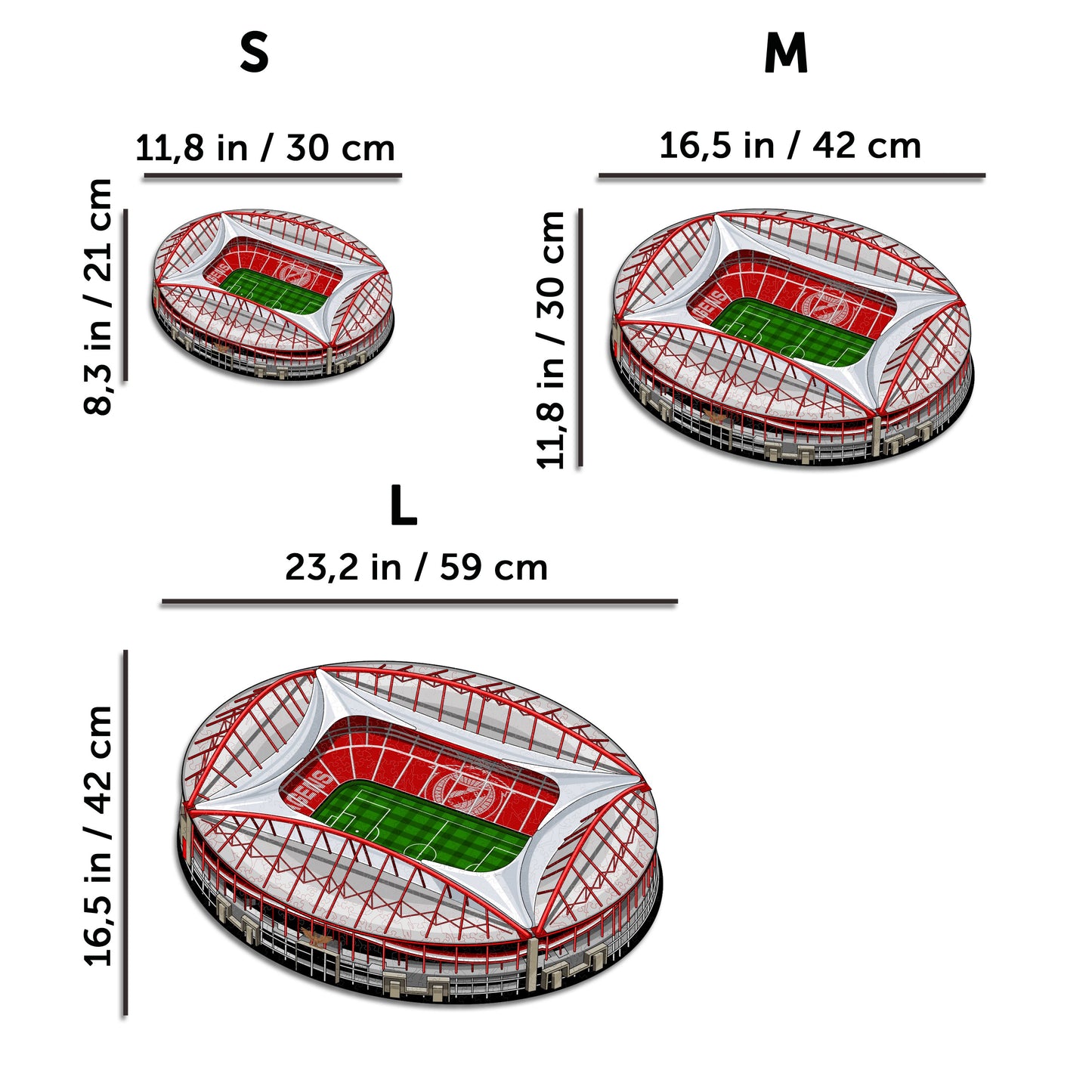 SL Benfica® Estádio da Luz - Wooden Puzzle