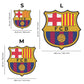 4 PACK FC Barcelona® Logo + Lewandowski + Pedri + Gavi