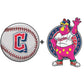 2 PACK Cleveland Guardians™ Baseball + Mascot