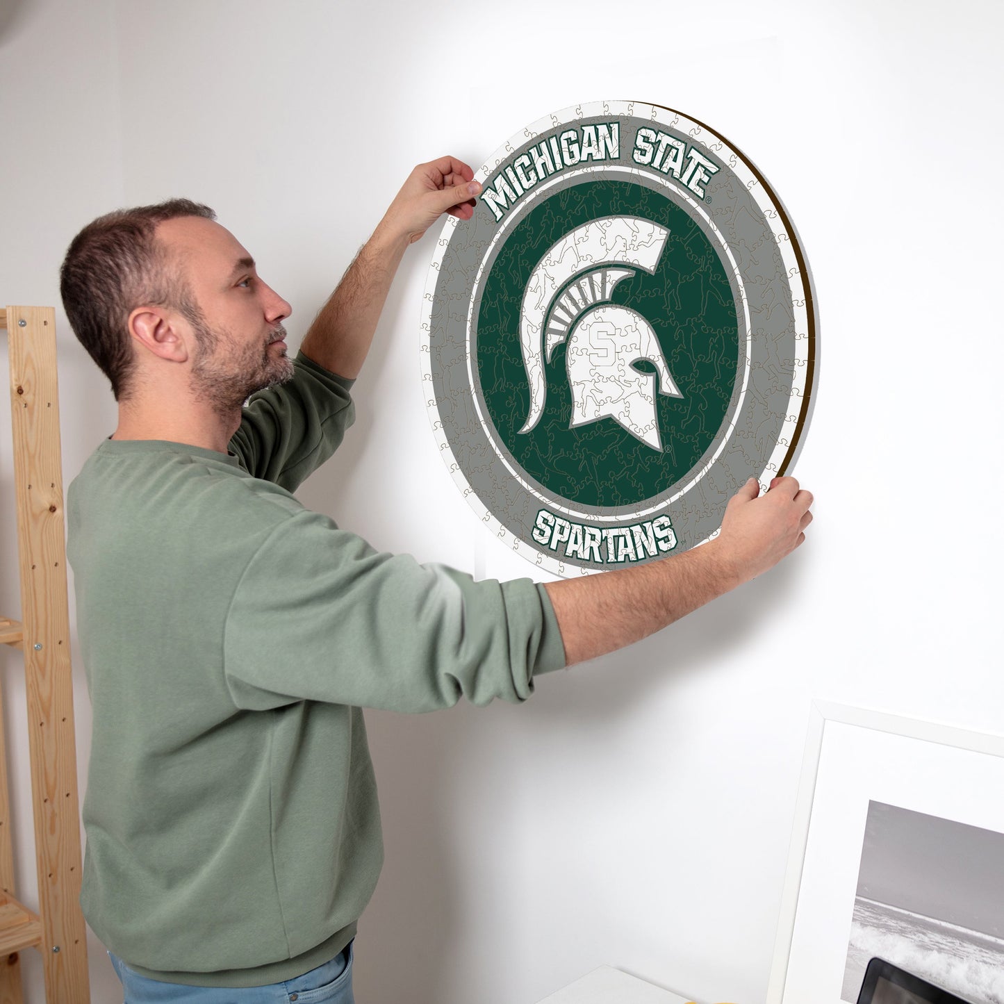 Michigan State University - Wooden Puzzle