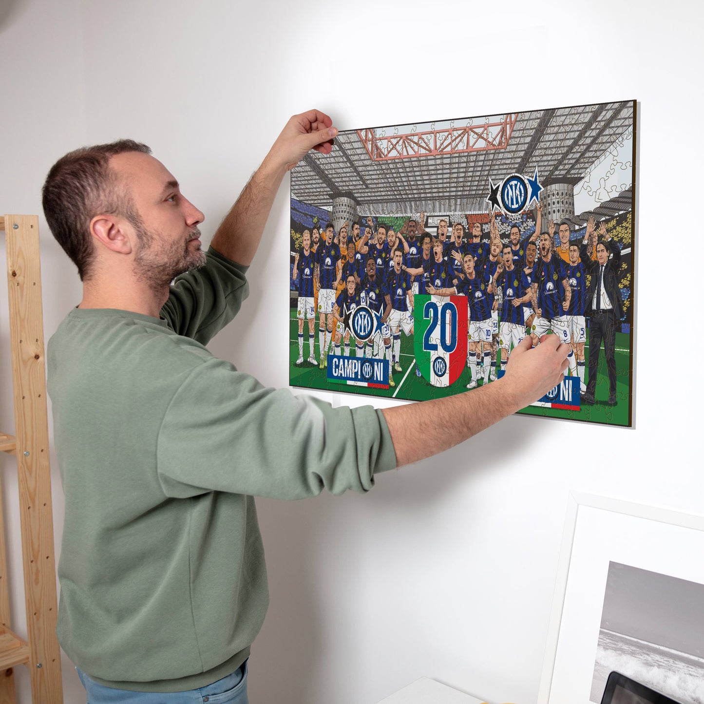 FC Inter® 20th Scudetto - Wooden Puzzle