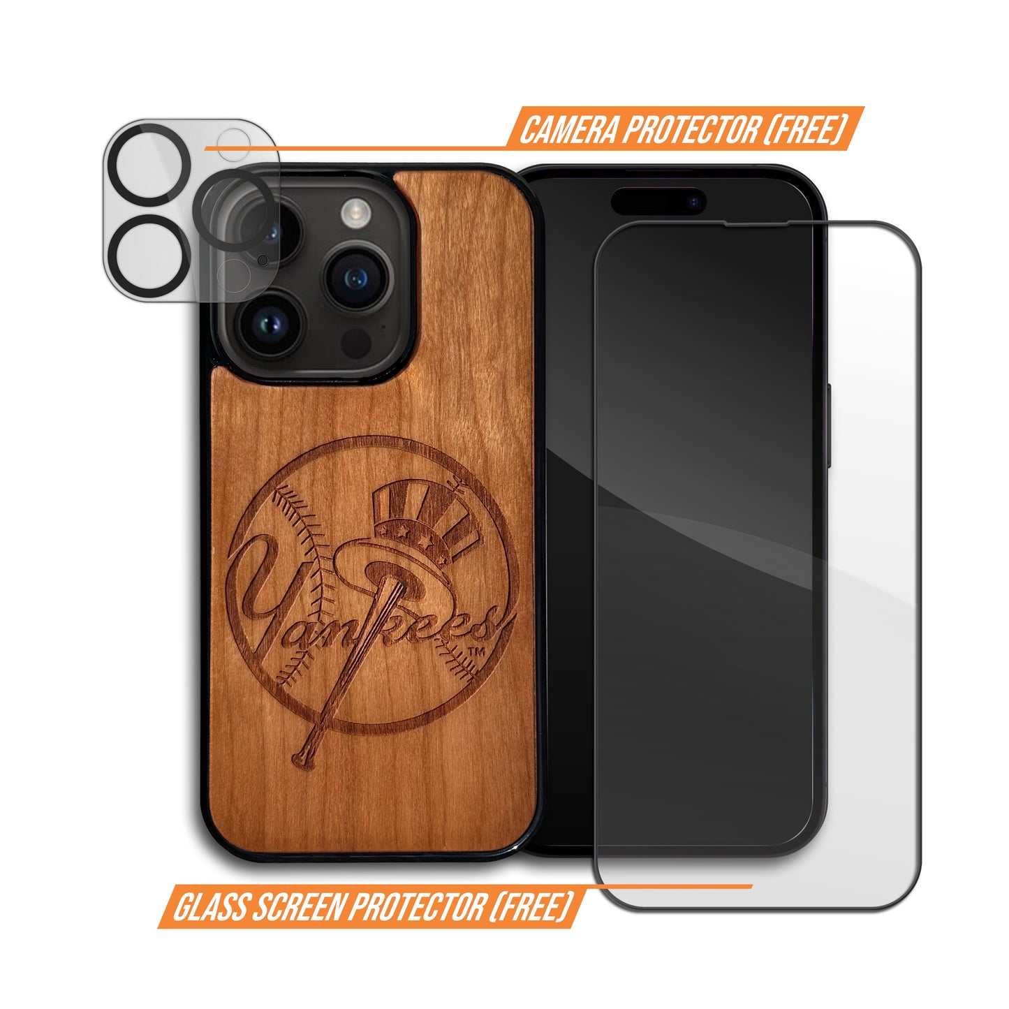 New York Yankees™ - Wooden Phone Case (MagSafe Compatible)