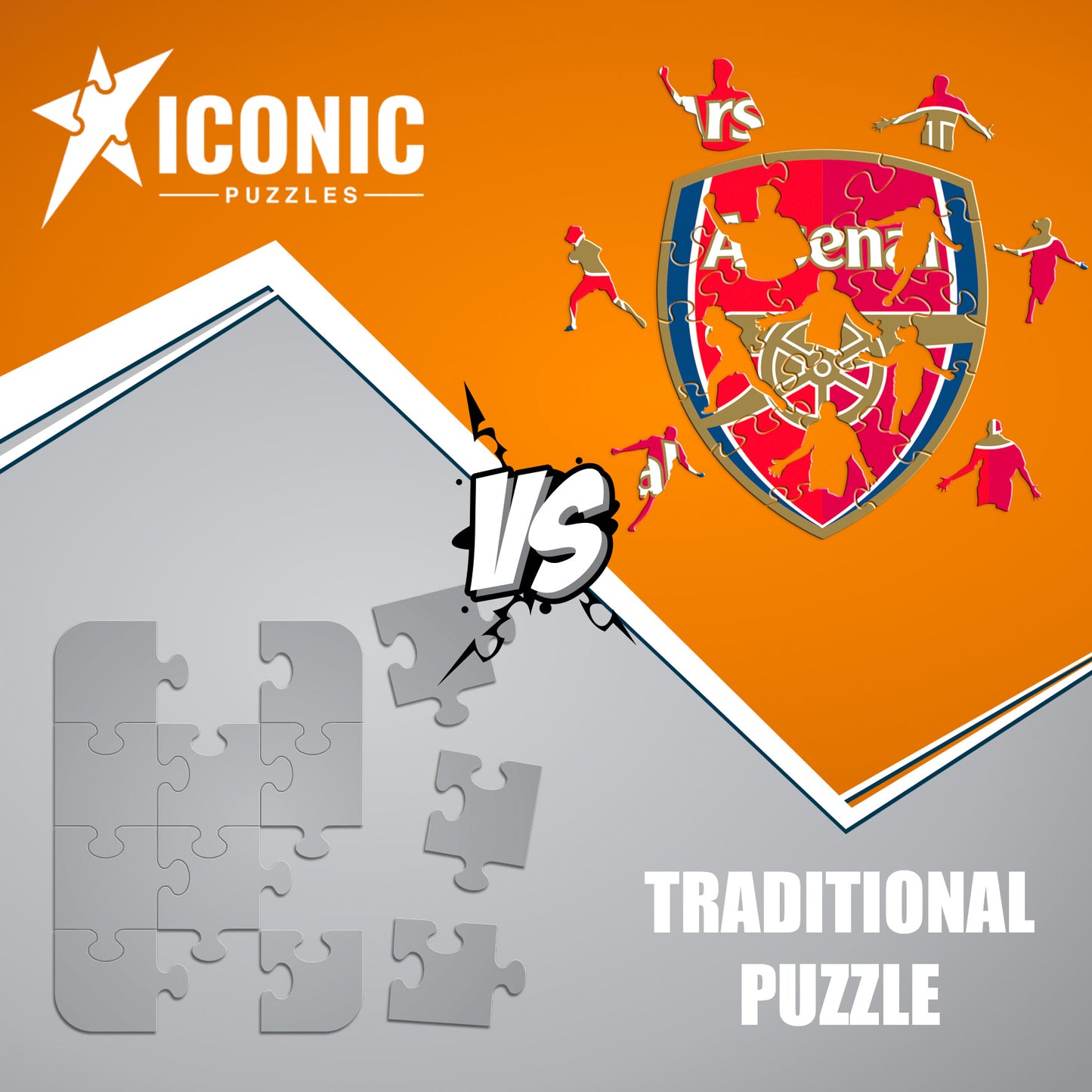 Arsenal FC® Logo - Wooden Puzzle