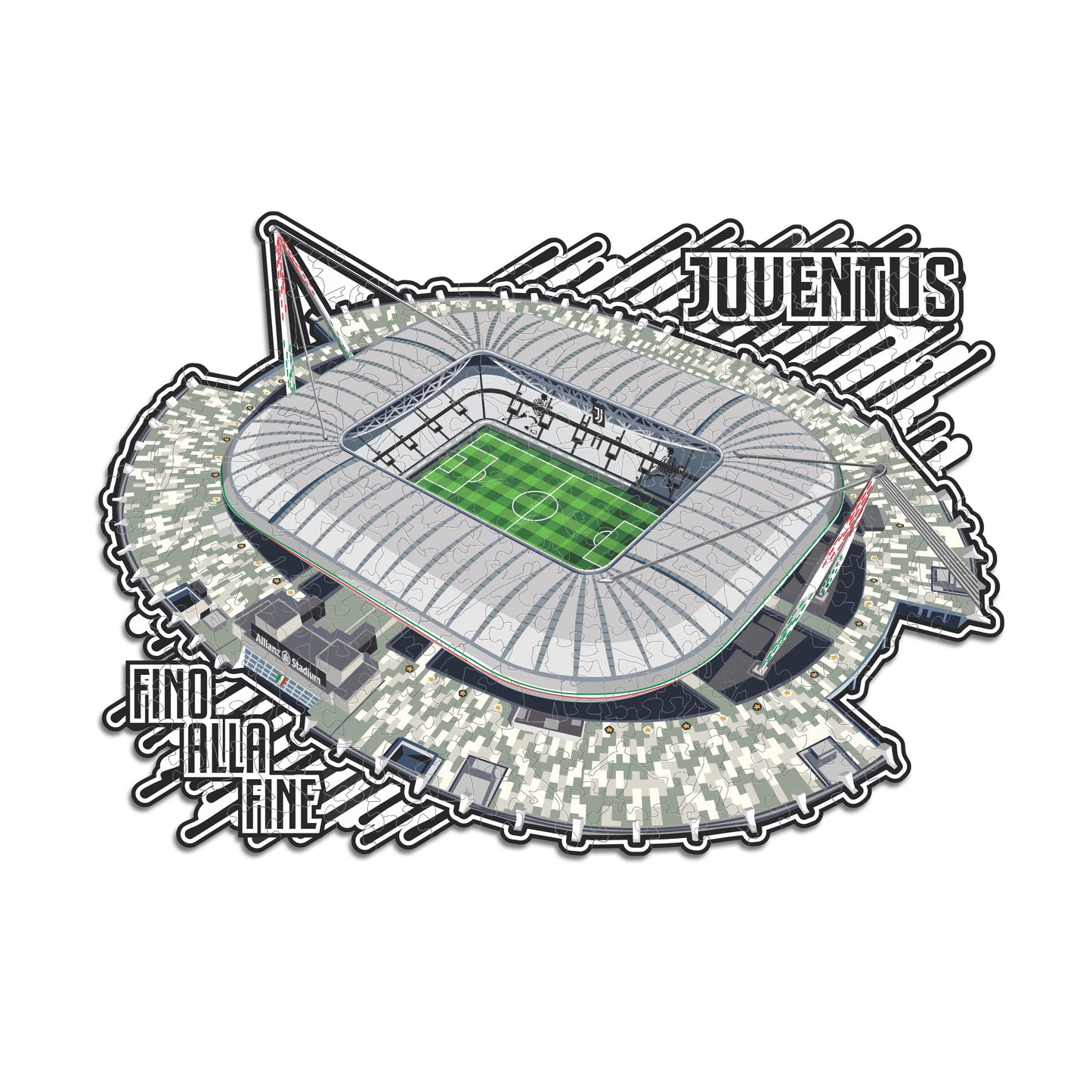 Juventus FC® Allianz Stadium - Wooden Puzzle