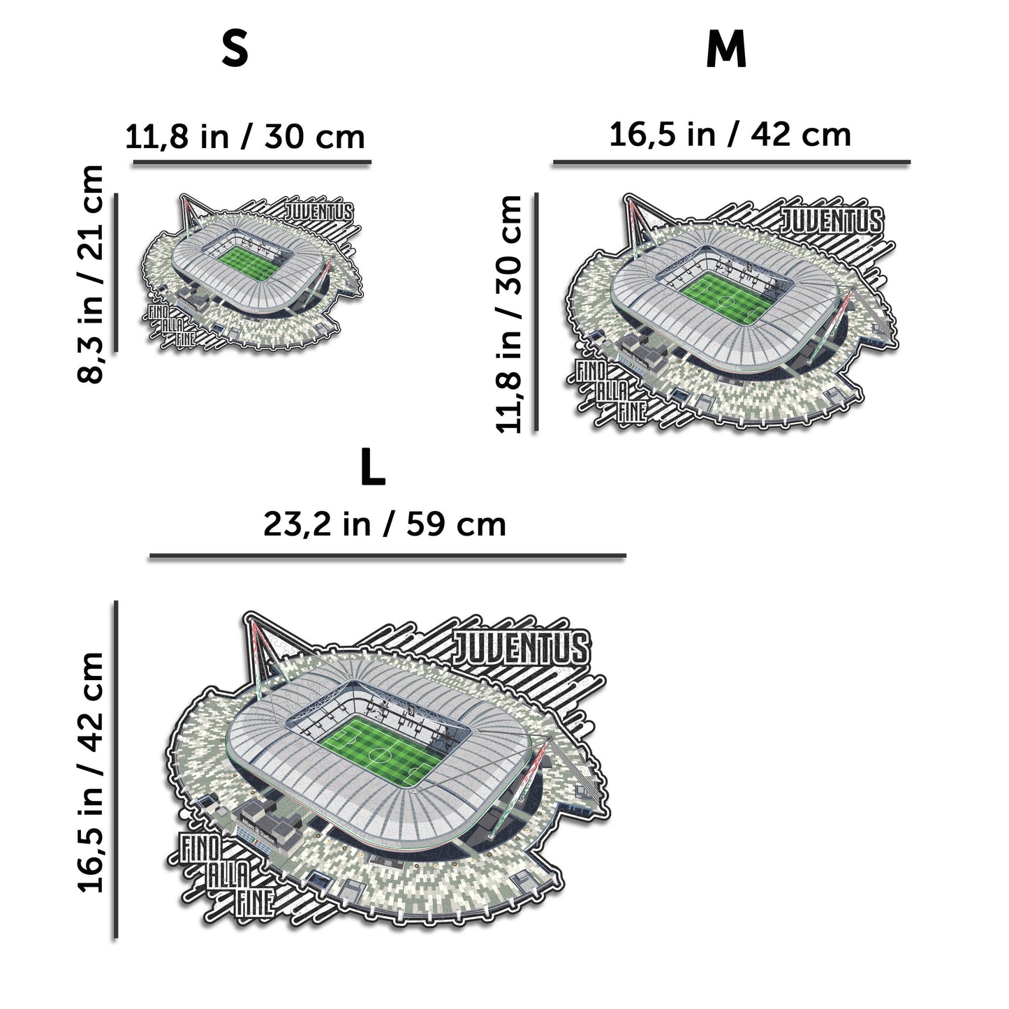 Juventus FC® Allianz Stadium - Wooden Puzzle