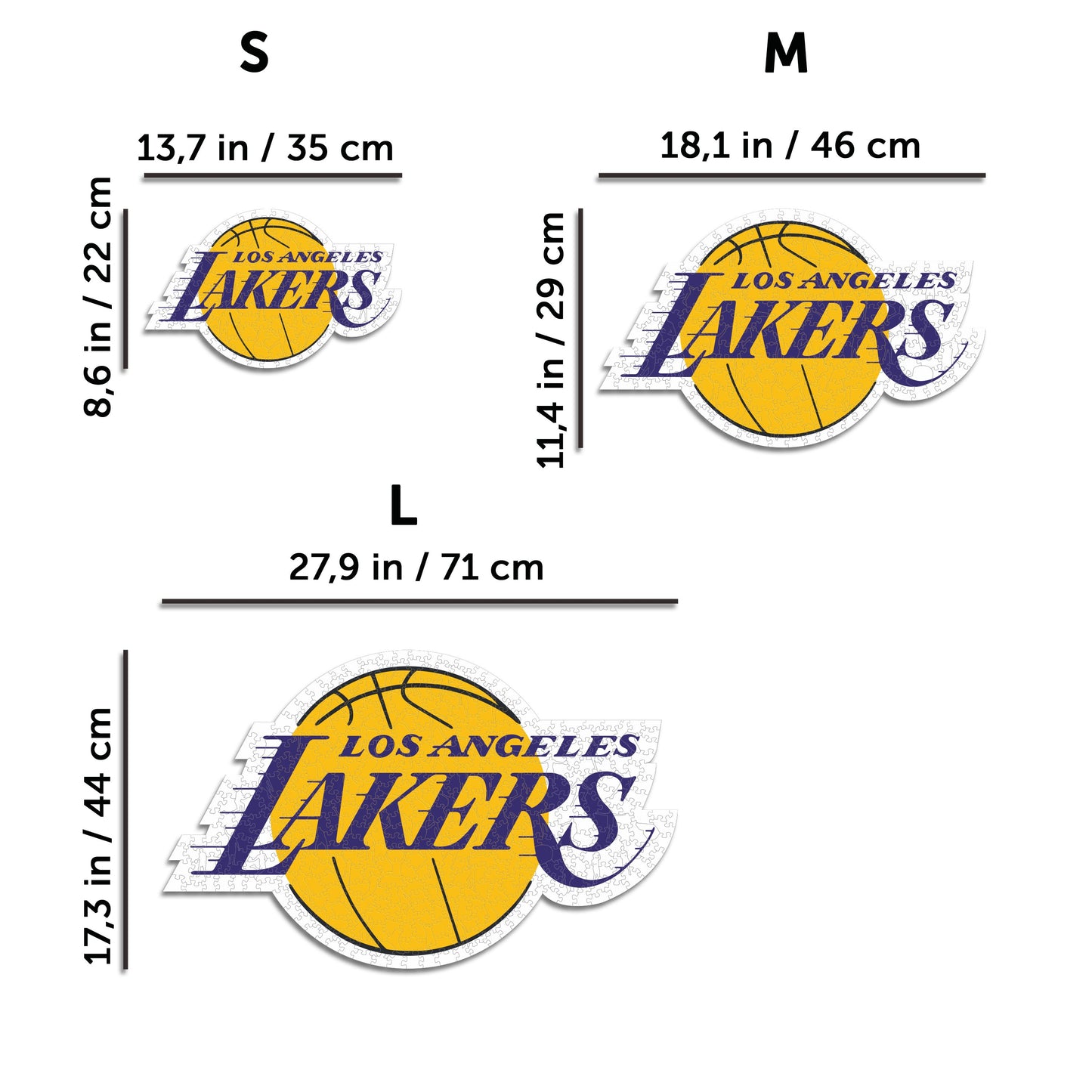 Los Angeles Lakers™ - Wooden Puzzle