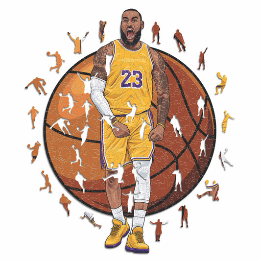 LeBron James - Wooden Puzzle