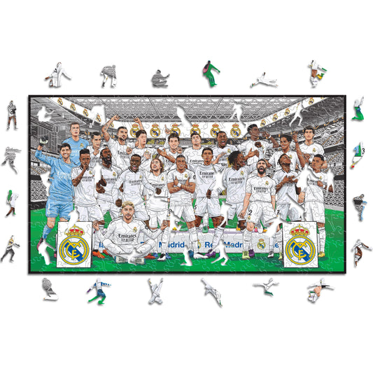 Real Madrid CF® 2024/25 Team - Wooden Puzzle