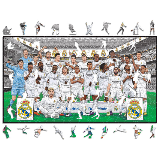 Real Madrid CF® 2024/25 Team - Wooden Puzzle
