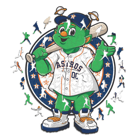 Houston Astros™ Mascot - Wooden Puzzle