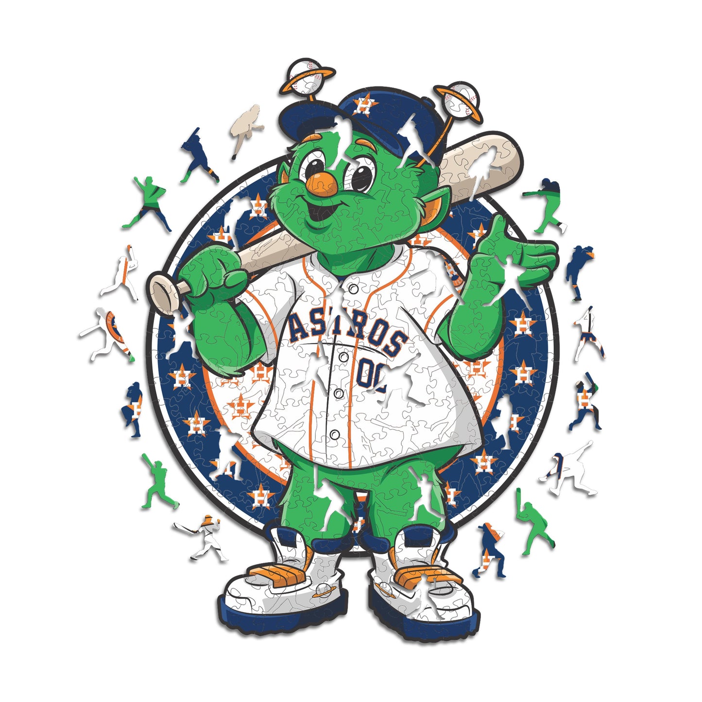 3 PACK Houston Astros™ Baseball + Primary Logo + Mascot