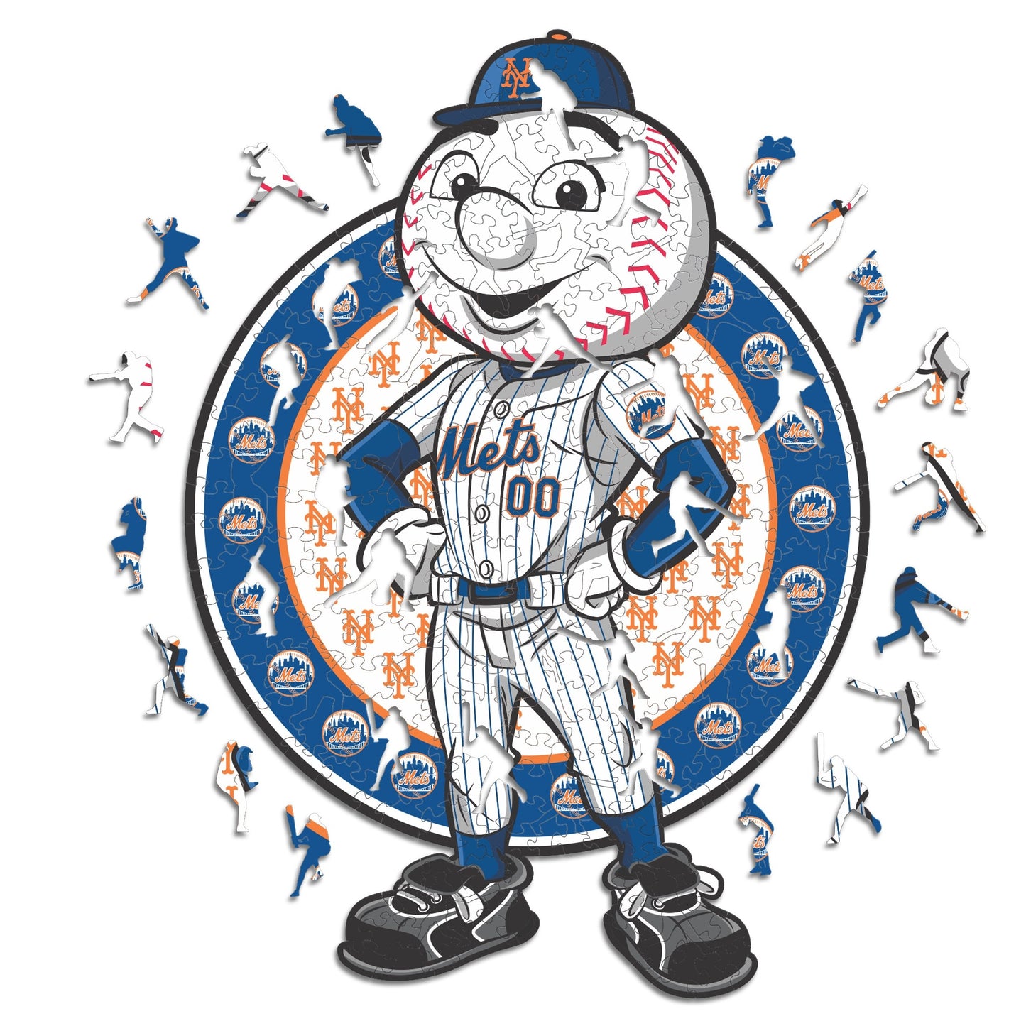 New York Mets™ Mascot - Wooden Puzzle