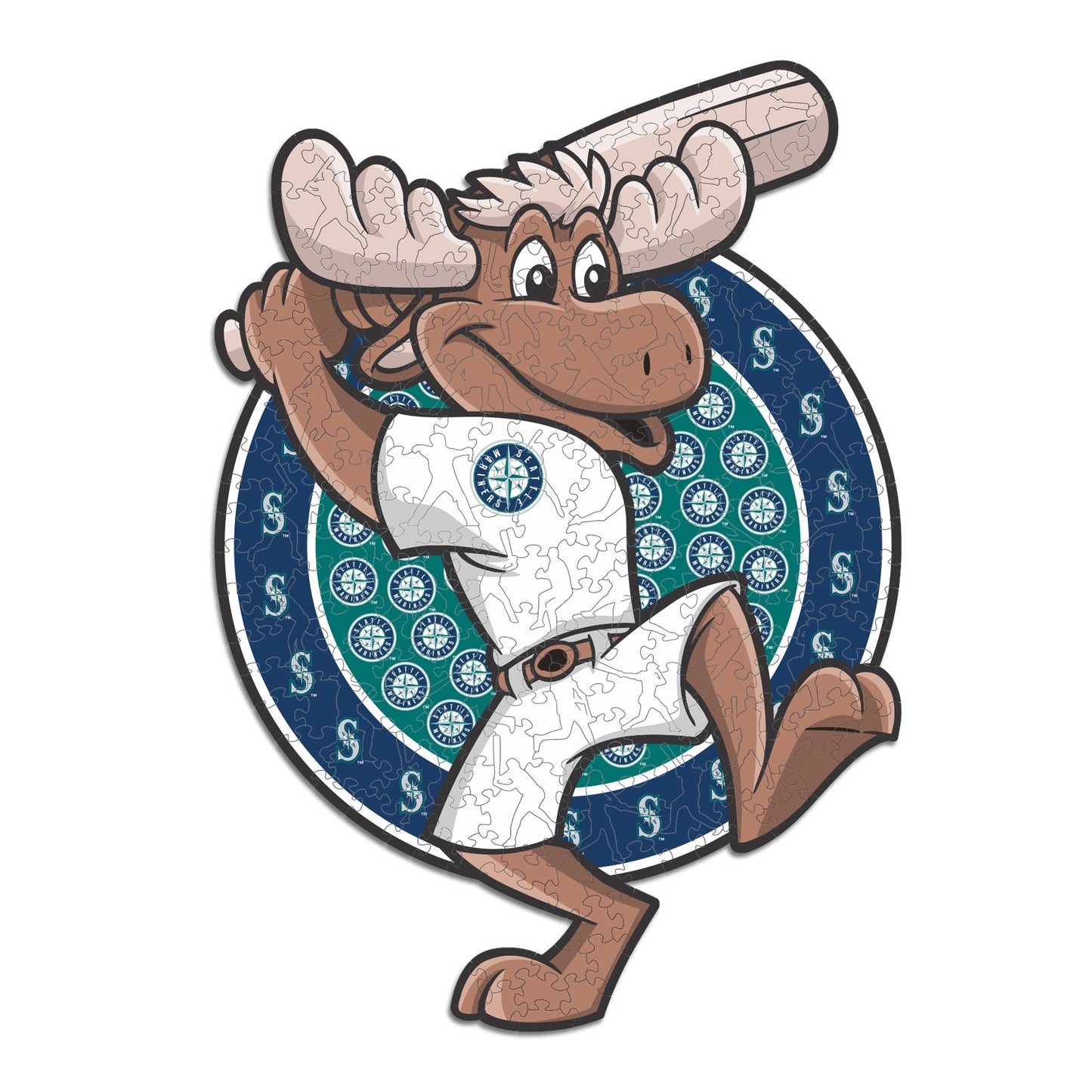 Seattle Mariners™ Mascot - Wooden Puzzle