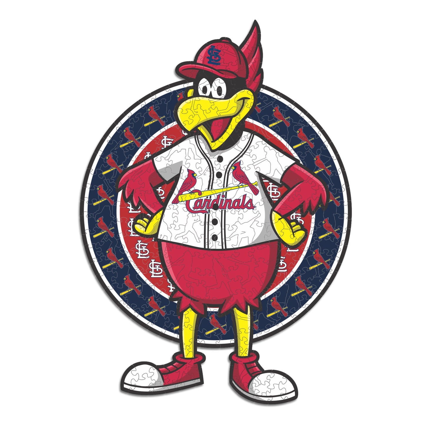 St. Louis Cardinals™ Mascot - Wooden Puzzle