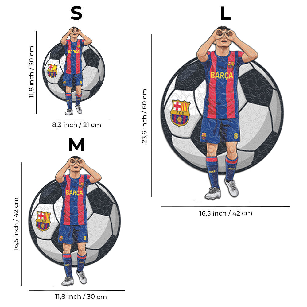 3 PACK FC Barcelona® Logo + Pedri + Gavi