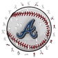 2 PACK Atlanta Braves™ Ball + Double Tomahawk Logo