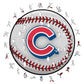 2 PACK Chicago Cubs™ Baseball + Primary Logo