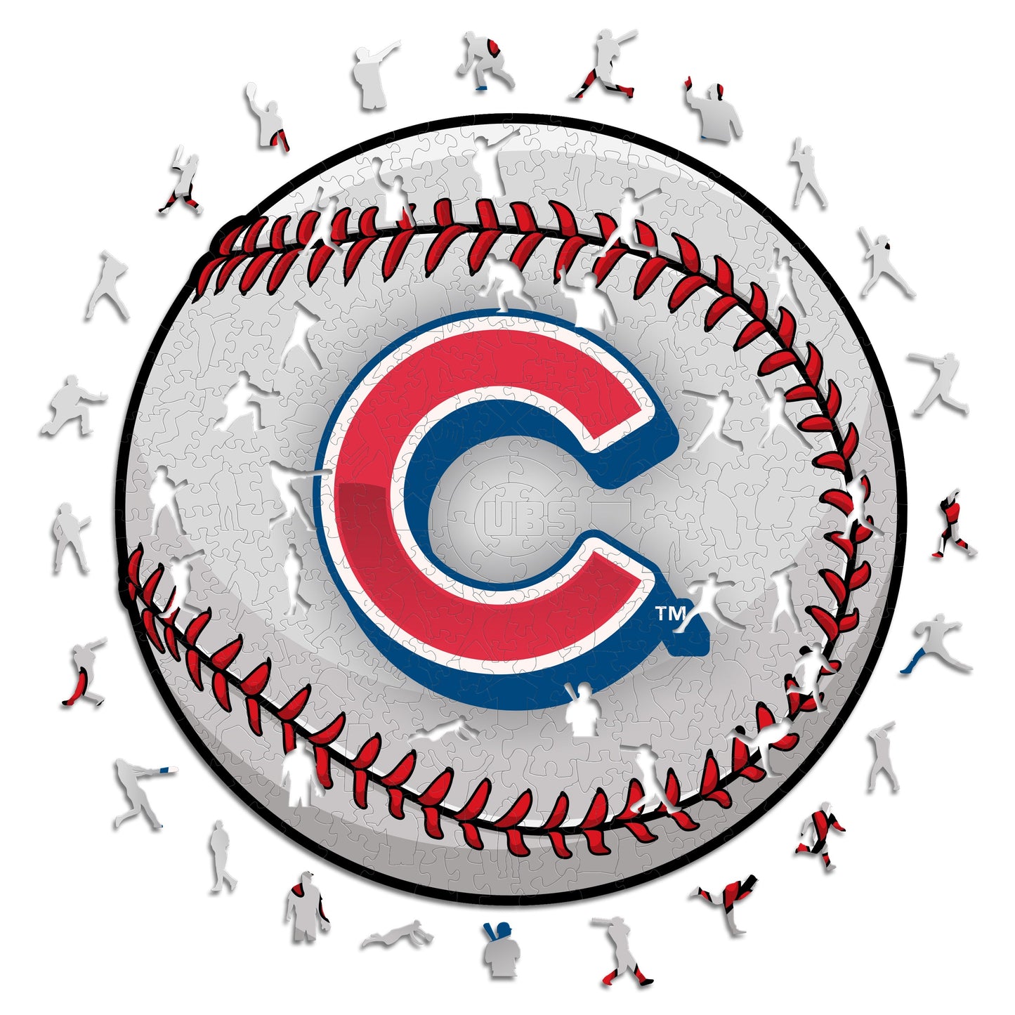 3 PACK Chicago Cubs™ Baseball + Primary Logo + Mascot