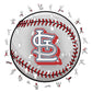 2 PACK St. Louis Cardinals™ Baseball + Primary Logo