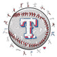 3 PACK Texas Rangers™ Baseball + Primary Logo + Mascot