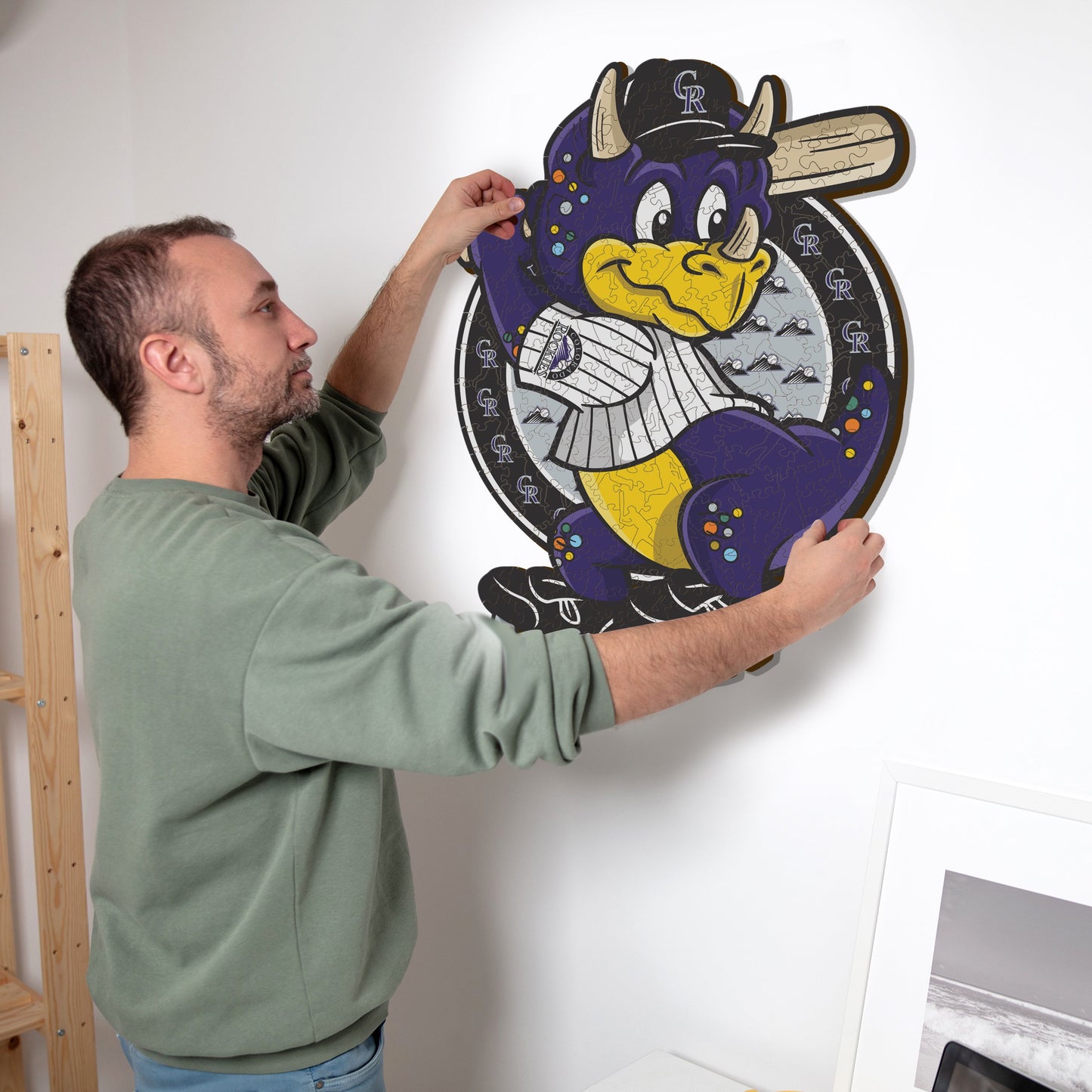 Colorado Rockies™ Mascot - Wooden Puzzle