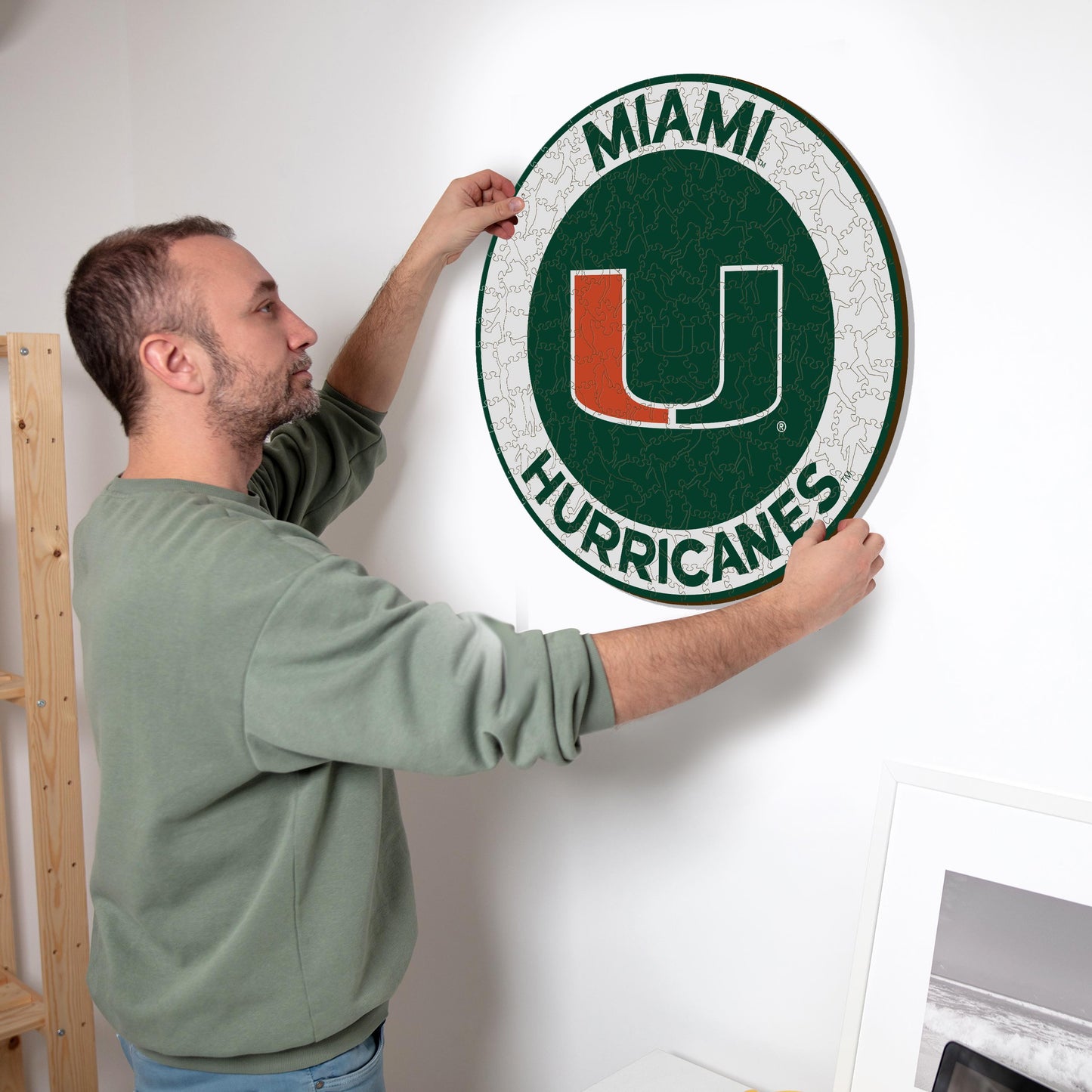 University of Miami - Wooden Puzzle