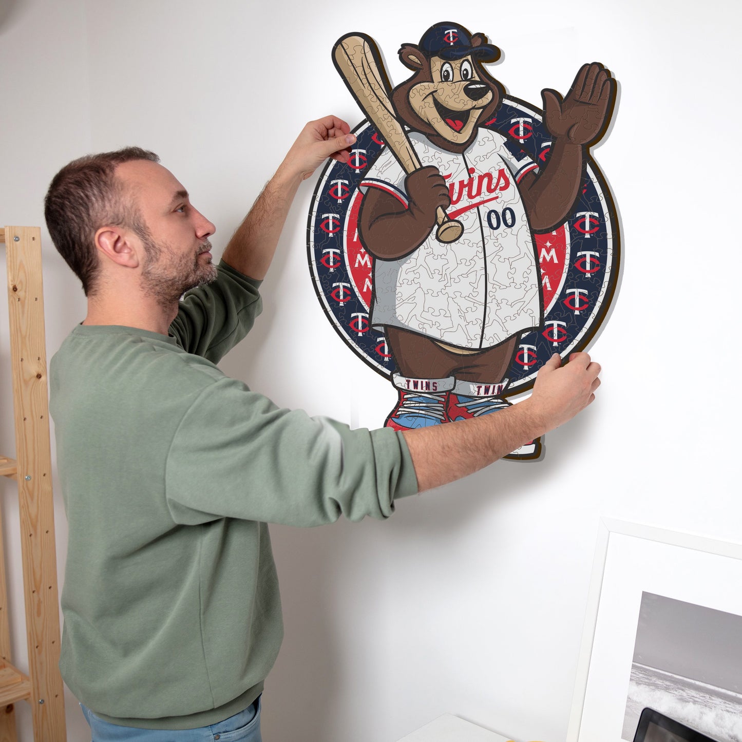 Minnesota Twins™ Mascot - Wooden Puzzle