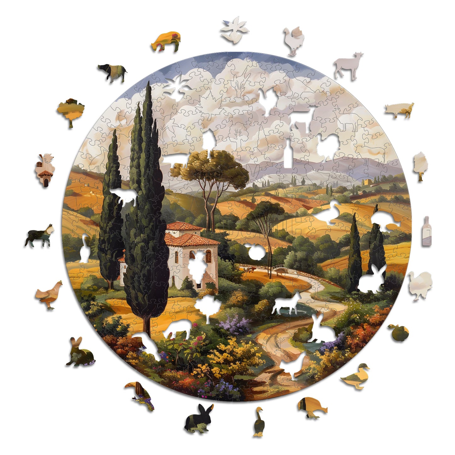 Tuscany - Wooden Puzzle