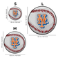 3 PACK New York Mets™  Baseball + Primary Logo + Mascot