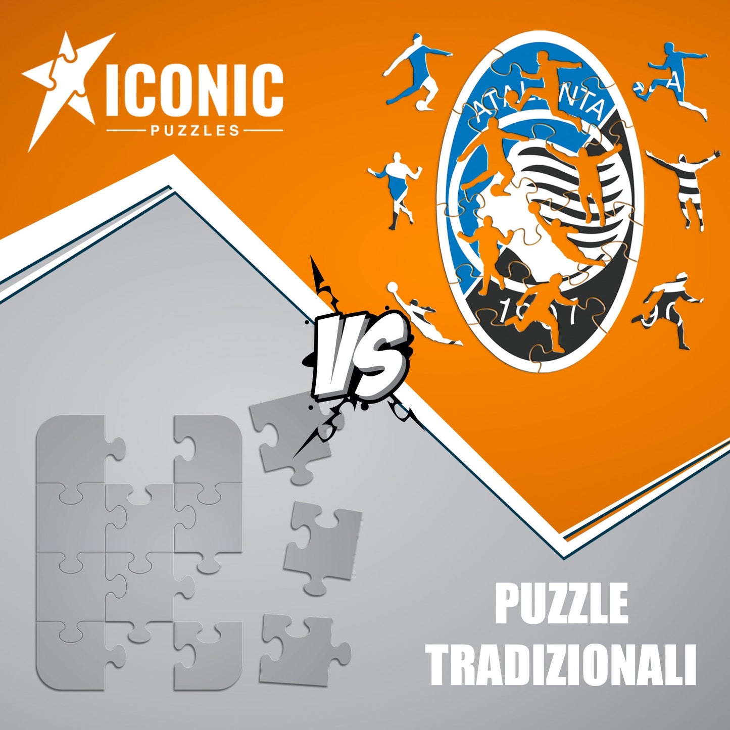 Atalanta BC® Logo - Wooden Puzzle