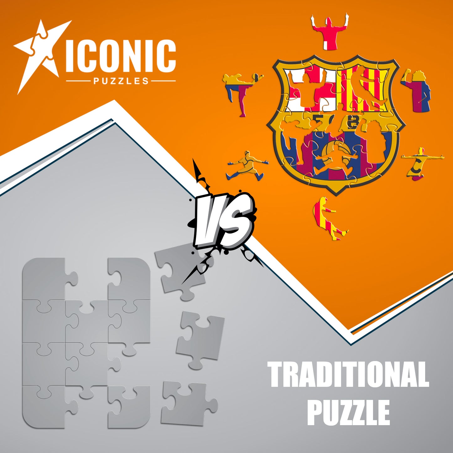 FC Barcelona® Logo - Wooden Puzzle