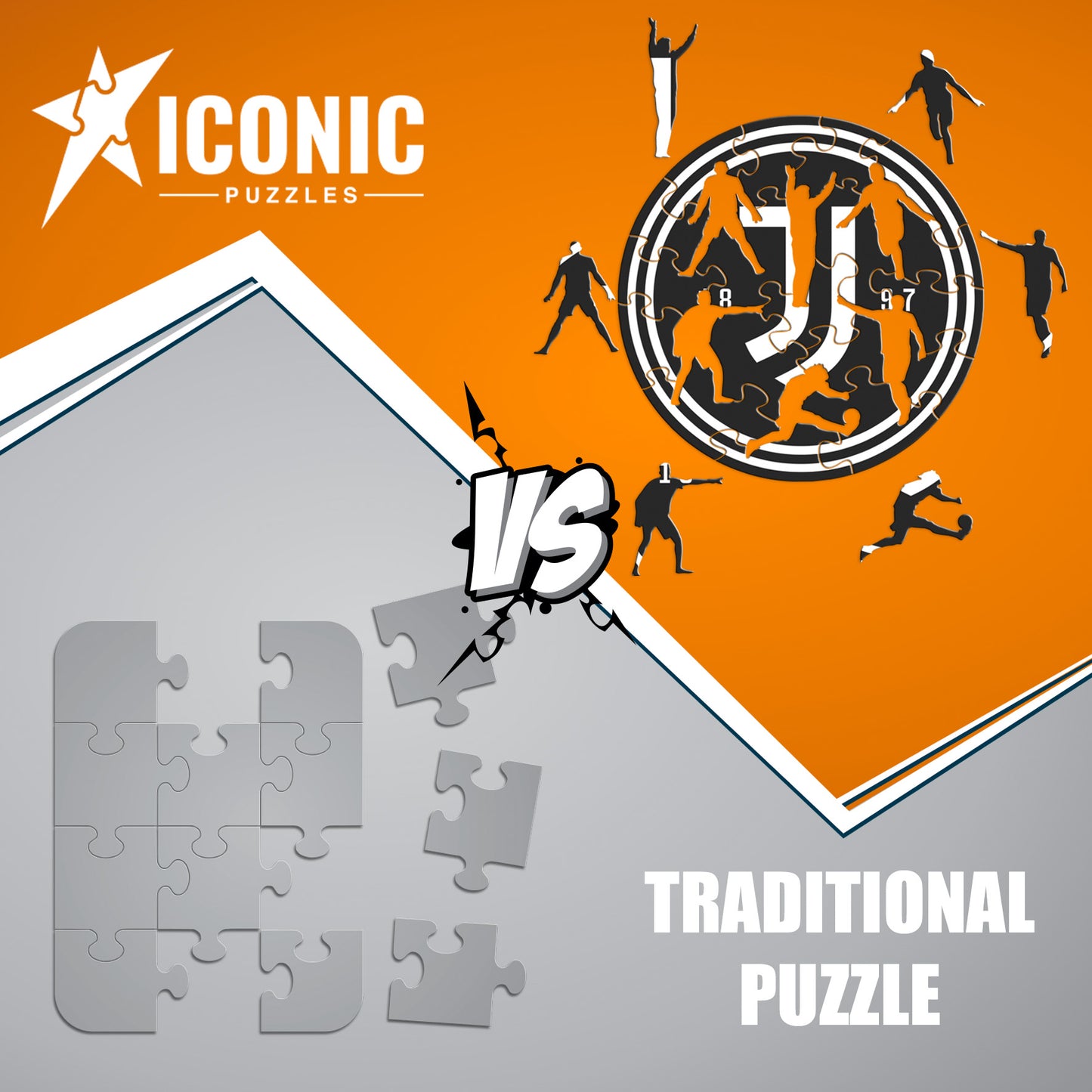 Juventus FC® Logo - Wooden Puzzle