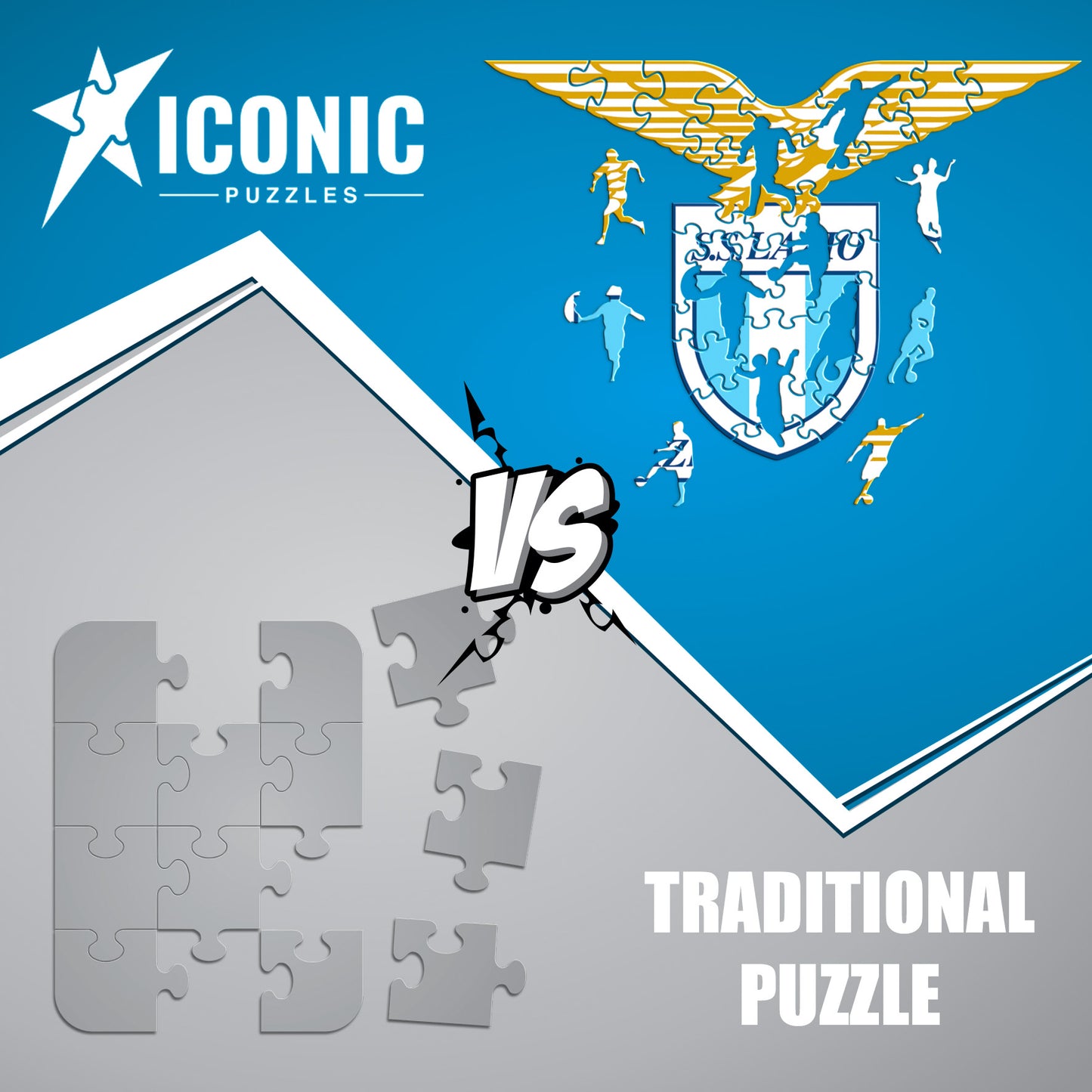 SS Lazio® Logo - Wooden Puzzle