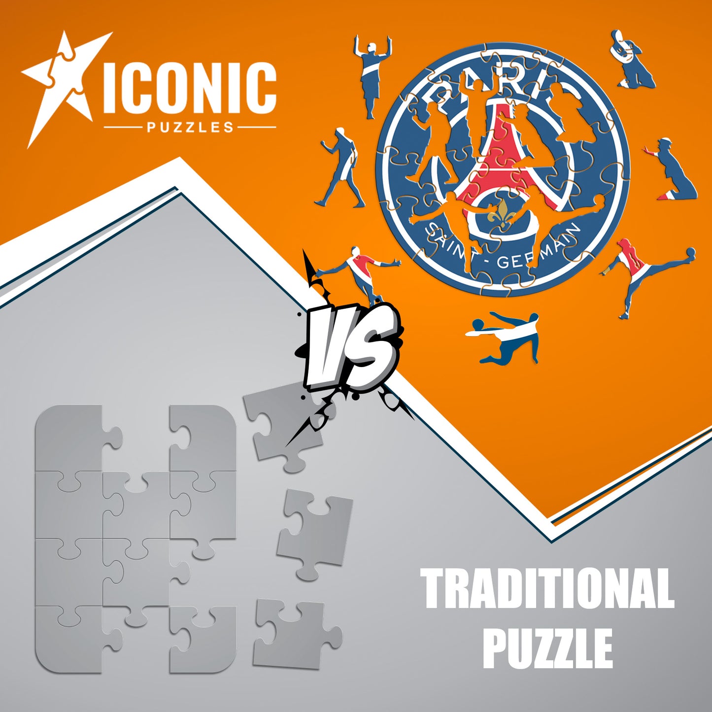 PSG FC® Logo - Wooden Puzzle