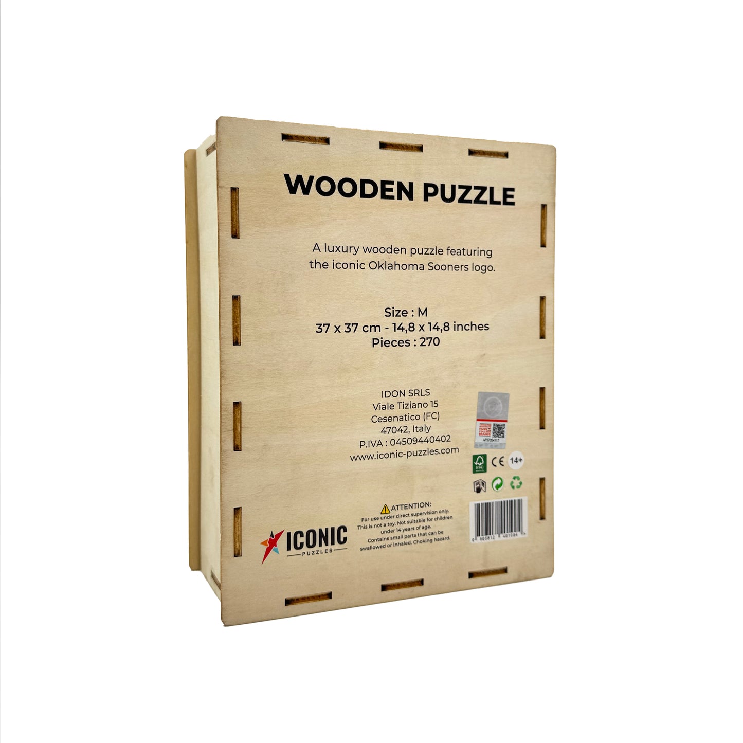 University of Oklahoma - Wooden Puzzle