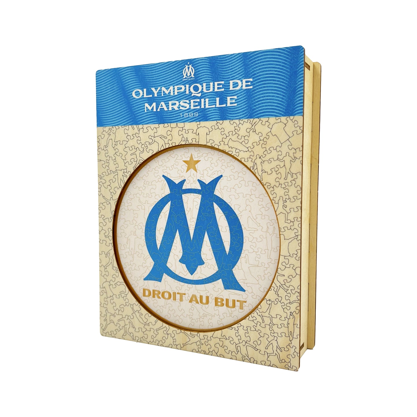 Olympique de Marseille® Logo - Wooden Puzzle