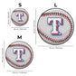 2 PACK Texas Rangers™ Ball + Primary Logo