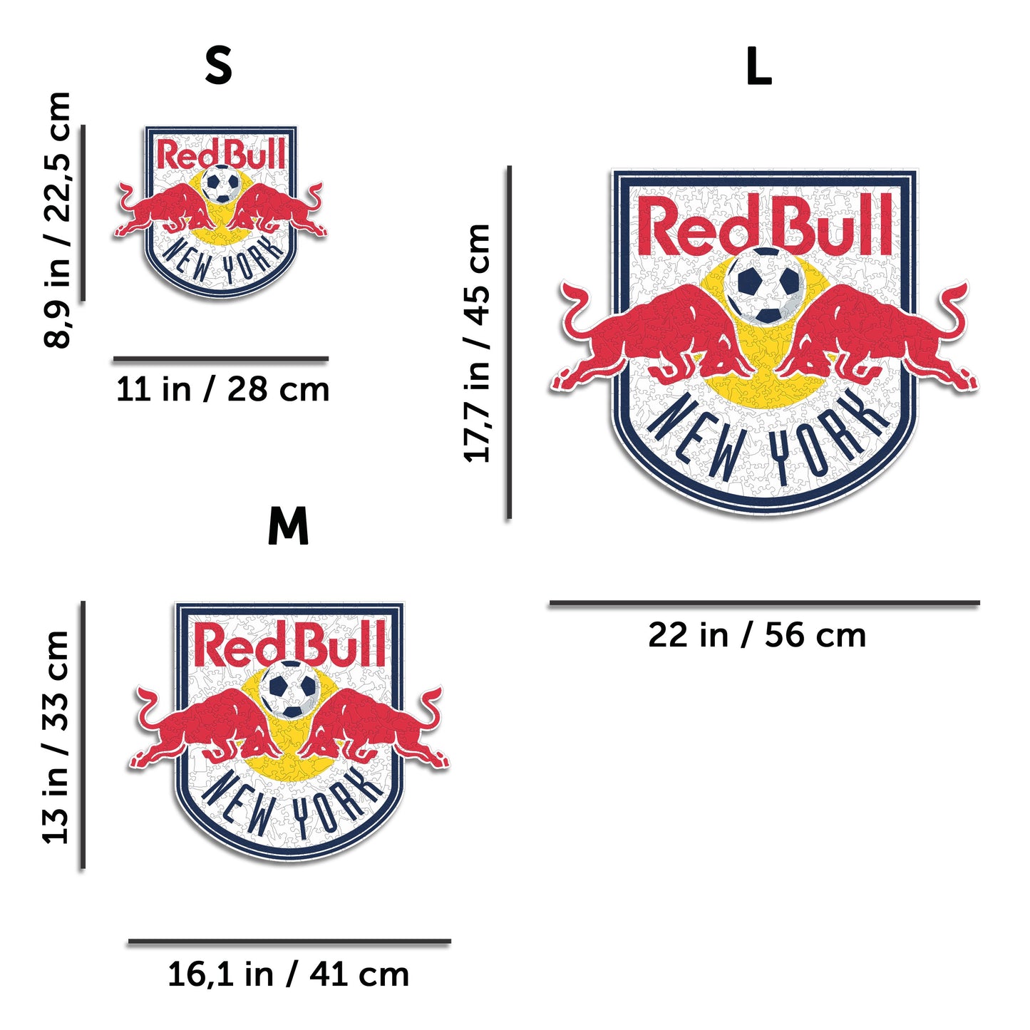 New York Red Bulls® Logo - Wooden Puzzle