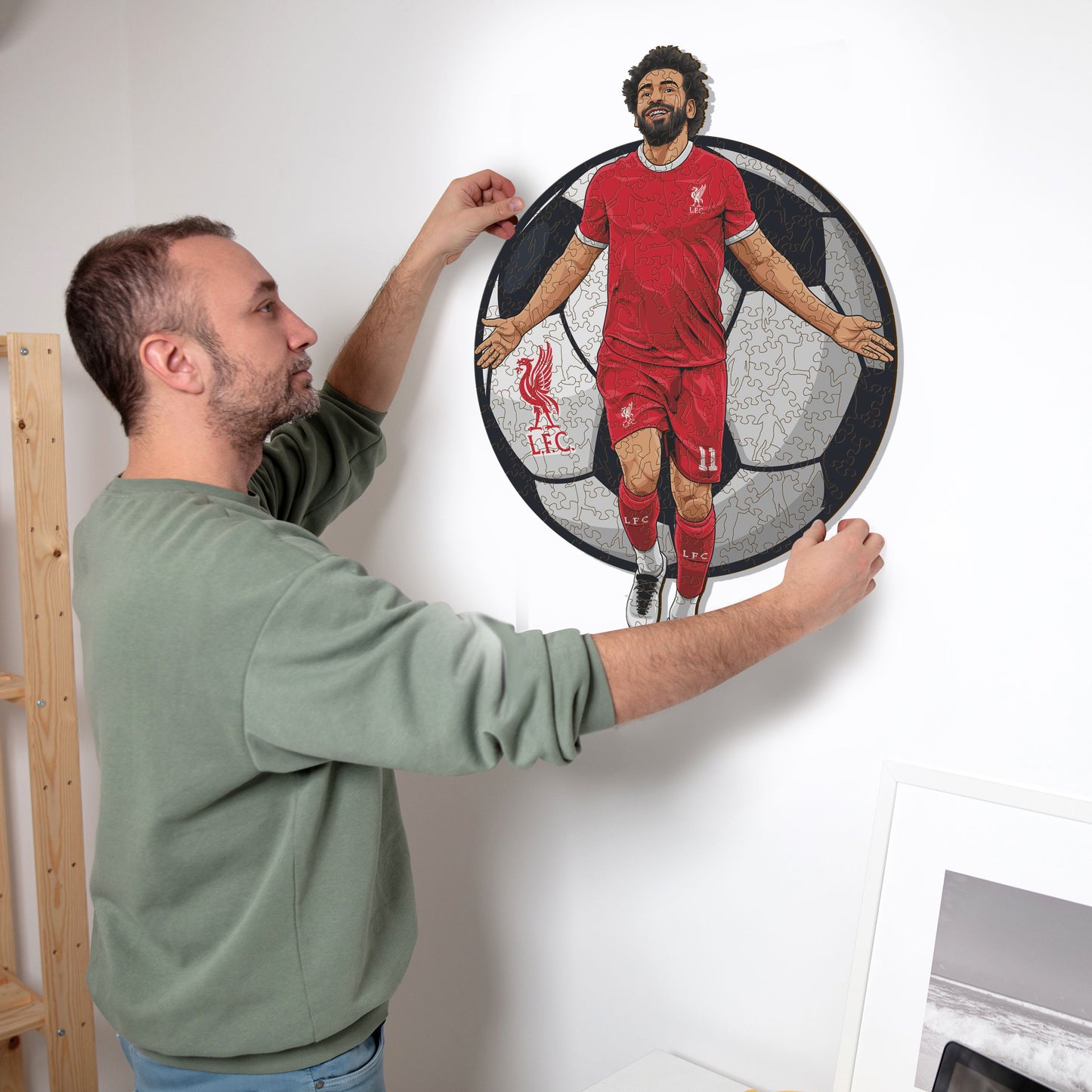 Mohamed Salah - Wooden Puzzle