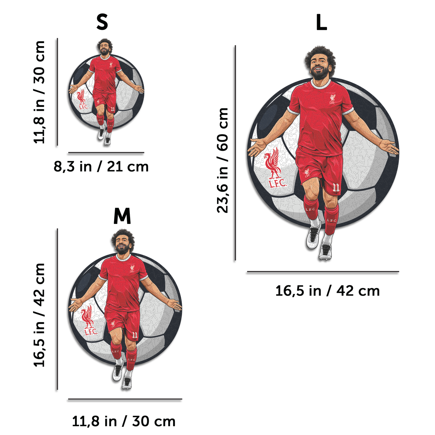 2 PACK Liverpool FC® Logo + Salah