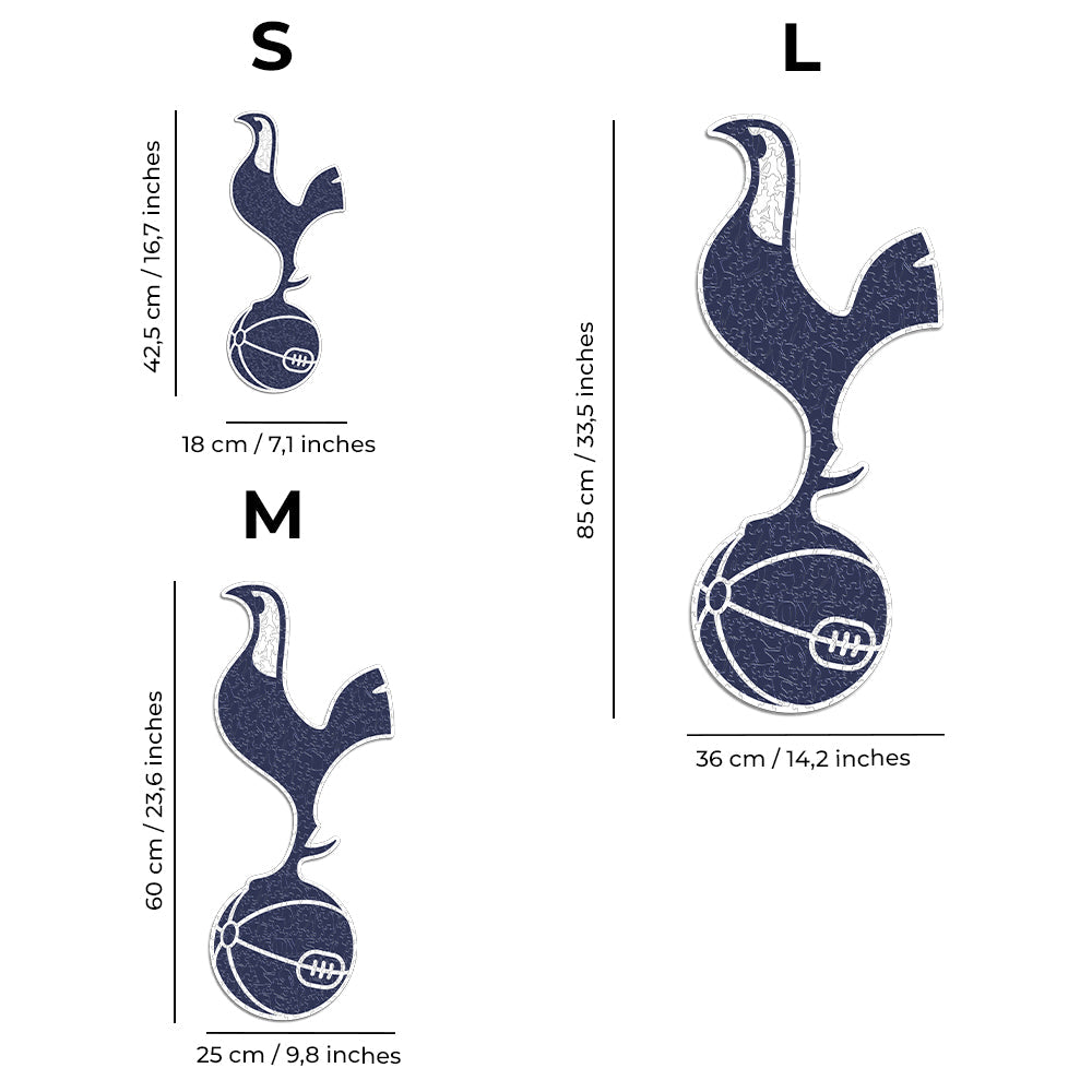 2 PACK Tottenham Hotspur FC® Logo + Retro Logo