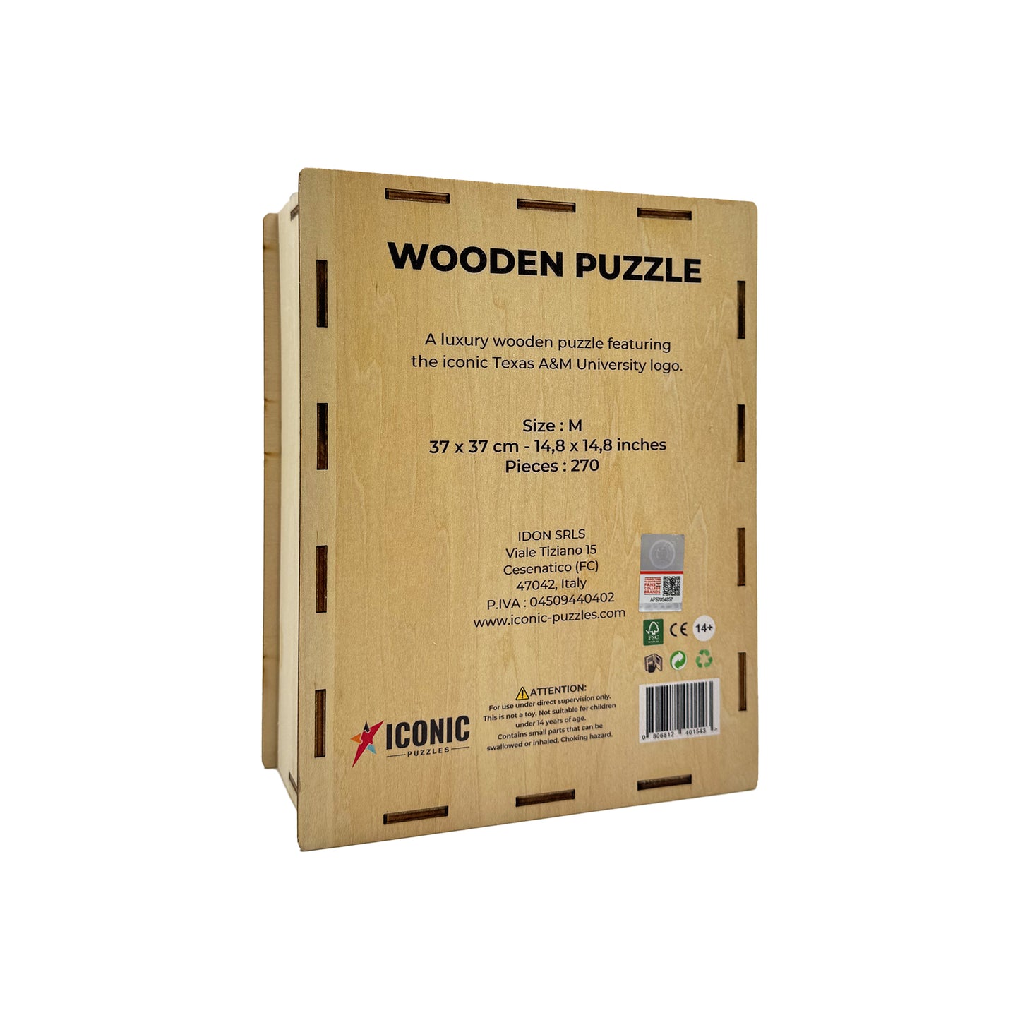 Texas A&M University - Wooden Puzzle