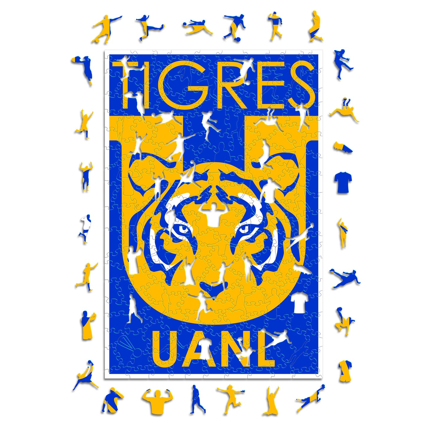 Tigres UANL® Logo - Wooden Puzzle