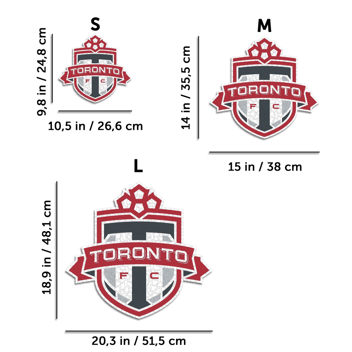 Toronto FC® Logo - Wooden Puzzle